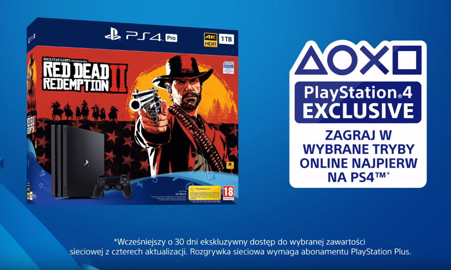 Zwiastun Rozgrywki RDR 2 na PlayStation 4